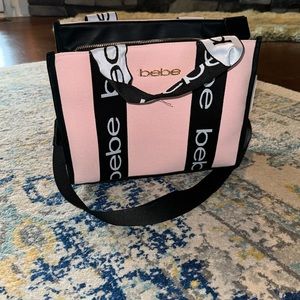Baby pink tote bag